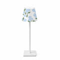 Blue Hydrangea Mahjong Table Lamp