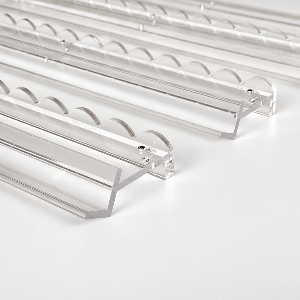Clear acrylic Mahjong rack and pusher set
