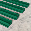 Green maple wood Mahjong rack and pusher set