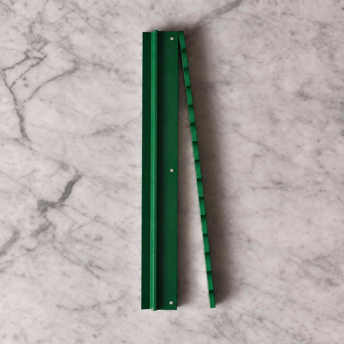 Green maple wood Mahjong rack and pusher set