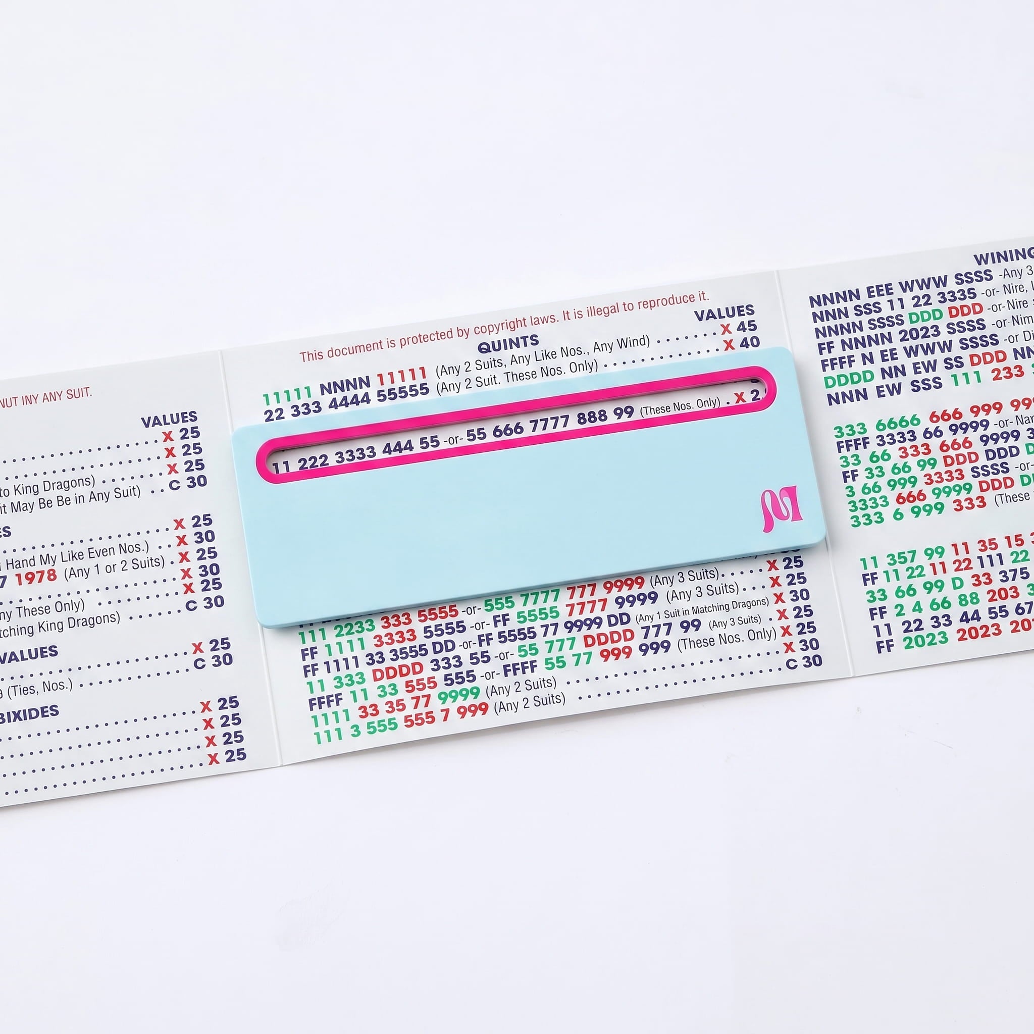 American Mahjong Line Finders (Set of 4)