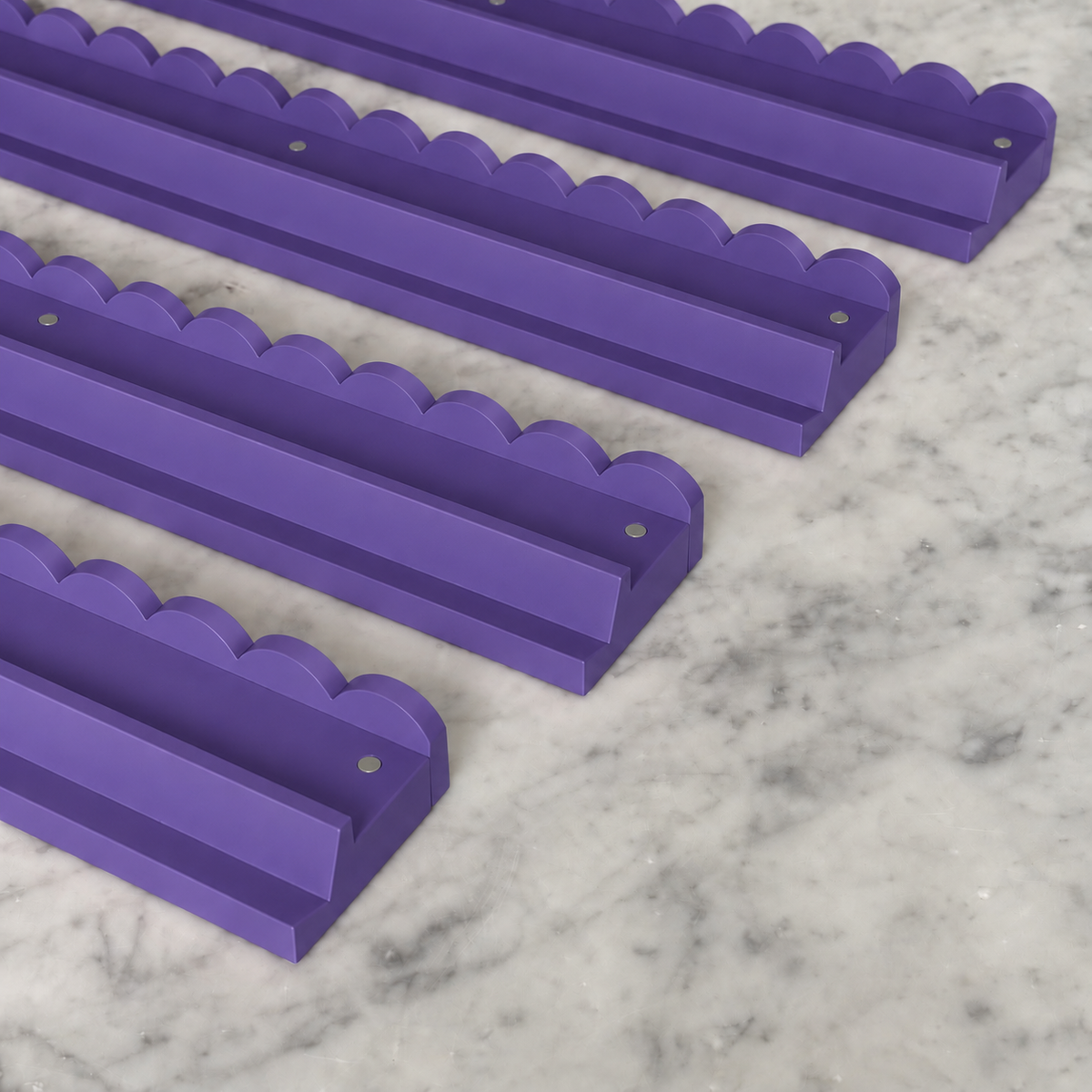 Midnight Purple Pinewood Pusher Rack set