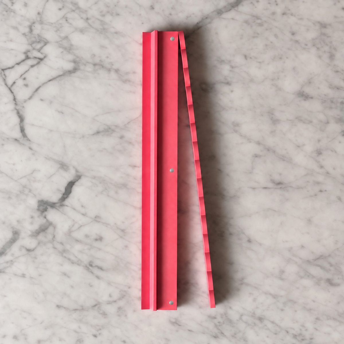 Pink maple wood Mahjong rack and pusher set